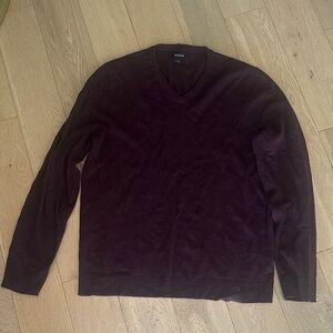 Alfani V-Neck Sweater for Men - Deep Purple